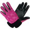 Surprize Polar Stretch Winter Womens Golf Glove ružové s pierkami M