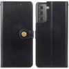VSETKONAMOBIL 29417 LEATHER BUCKLE Peňaženkový obal Samsung Galaxy S21 Plus 5G čierny