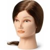 BraveHead Female medium 9860- cvičná hlava, 100% ľudské vlasy, 35 - 40 cm