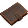 Kvalitná kožená pánska peňaženka hnedá (GPPN478)