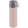 Zopa Termoska na tekutiny so silikónovým držiakom 400 ml Candy pink