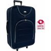 Veľký cestovný kufor látkový na kolieskach s integrovaným zámkom 105 l veľkosť L - 0082 černá - červená