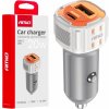 Nabíjačka do auta USB-A + USB-C 20W 12/24V AMiO-03882