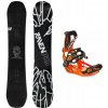 Raven PRO OpenMind Carbon snowboard + Raven RAGE Fastec FT360 oranžové viazanie + zľava 500,- na príslušenstvo - 155 cm + M (EU 39-42)