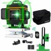 Pepita 4D laserový nivelačný prístroj, 360° lúč, vodotesný IP54, samonastavovací, možnosť montáže na stenu, 2 ks batérií Pepita