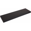 Nástenná polička Carlton 80 cm x 24 cm x 3,8 cm (Š/H/V) čierna