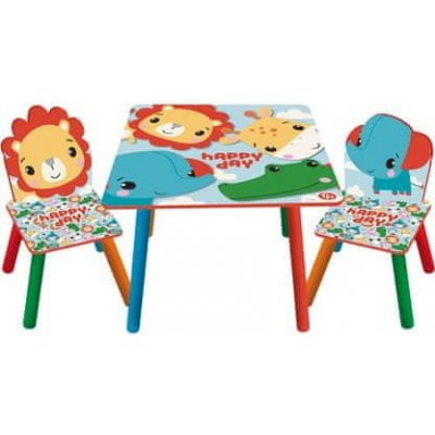 Arditex detský drevený stolík + stoličky Fisher Price FP10298