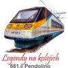 Ceduľa Lokomotiva Pendolino 681.0 - ceduľa 29cm x 20cm Plechová tabuľa