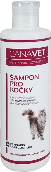 Canavet šampón pre mačky s antipar.prísadou Cannabis 250 ml