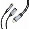 Tech-protect KÁBLOVÝ ADAPTÉR TECH-PROTECT ULTRABOOST LIGHTNING DO MINI JACK 3,5 MM A BLESK ČIERNA