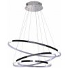 AZZARDO AZ2989 DECOline WHEEL 3 DIMM CHROME stropné závesné LED svietidlo 3xLED 80W/4800lm IP20 chróm