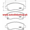 Subaru IMPREZA 5/1993-8/1996 originálne predné platničky sada /TEXTAR/
