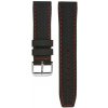PACIFIC U17-01.6-22 - Silikónový remienok na hodinky hodinky 22 mm čierny