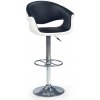 Halmar Barová stolička Hulse, čierna / biela