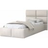 Wilsondo Čalúnená posteľ 90x200 s úložným priestorom Dony - krémová