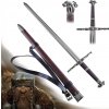 Chladné Zbrane Funkčný zaklínačsky meč z damaškovej ocele 