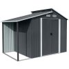 AGA Domček záhradný 173 × 300 × 222 cm Tmavosivý