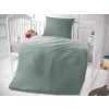Kvalitex Mušelínové obliečky do detskej postieľky svetlo zelené 90 x 135 cm 45 x 60 cm
