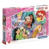 CLEMENTONI Puzzle Disney princezné 60 dielikov 26995
