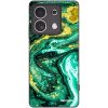 Picasee silikónový čierny obal pre Xiaomi Redmi Note 13 4G - Green Gold