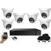 Monitorrs Security AHD 6 kamerový set 5 MPix Dome (6197K6) (Monitorrs Security)