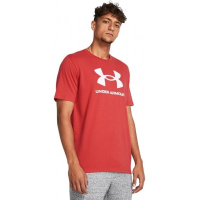Under Armour Sportstyle Logo Update SS red solstice white