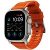 Nomad Rugged Strap Orange/Silver Apple Watch 42/44/45/Ultra 49mm NM01287285