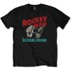 Elton John tričko Rocketman Piano Čierna M