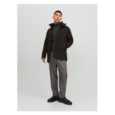 Jack & Jones vlnený kabát 12189349 Sivá