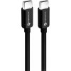 Kábel FORCELL USB-C > USB-C QC4.0 3A/20V PD60W C338 1m čierny