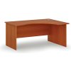 Ergonomický kancelársky písací stôl PRIMO WOOD, 160x120 cm, pravý, čerešňa