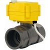 Elektrický guľový kohút LILIE GrauGelb prietok 855 mm²