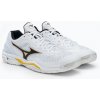 Mizuno Wave Stealth V X1GA180013 biela / čierna / zlatá, UK 15, EU 51, US 16, 34 cm