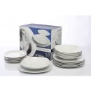 Tognana 80507TO Porcelánová obedová súprava SPLENDOR Bianco 18 dielna