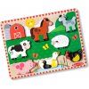 Melissa & Doug drevené puzzle zvieratká na farme