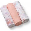 BabyOno mušelínové Super Soft Peach 70x70 cm 348-11-BO 3 ks