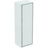 Kúpeľňová skrinka vysoká Ideal Standard Connect Air 40x30x120 cm v kombinácii svetlo šedá lesk / biela mat E0834EQ