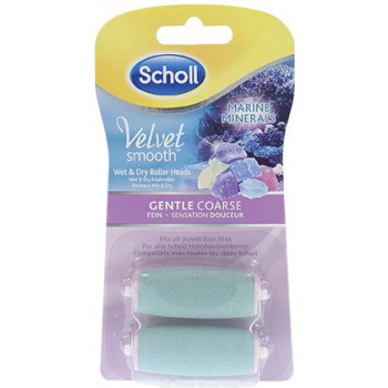 Scholl Velvet Smooth Wet & Dry Marine Minerals jemně drsná 2 ks