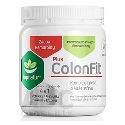 topnatur ColonFit PLUS enzýmy 4v1 prášok 1x180 g