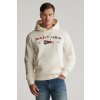 Gant GRAPHIC SWEAT HOODIE CREAM