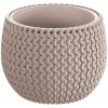Květináč SPLOFY BOWL s vkladem 18 cm - barva: mocca