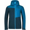 Loap LARSON pánská bunda softshell modrá