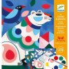 DJECO Fantastické zvieratá: Maľovanie kariet s vodovými farbami
