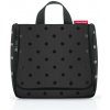 Toaletná taštička Reisenthel Toiletbag Glossy dots black