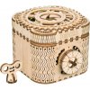 Robotime 3D drevené mechanické puzzle Trezor 158 ks