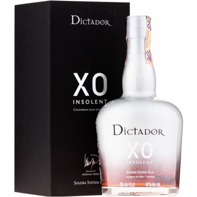 Dictador Insolent XO 40% 0,7 l (kazeta)