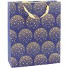 LEAN Darčeková taška – hviezdy, tmavomodrá