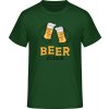 E190 Tričko - Dizajn - Čas na Pivo - Fľašková zelená - 3XL - Pánske
