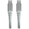 SWISSTEN DATOVÝ KABEL KEVLAR USB-C / USB-C 1,5 M BÍLÝ 71541014