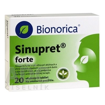 Sinupret forte tbl obd (blis.) 1x20 ks